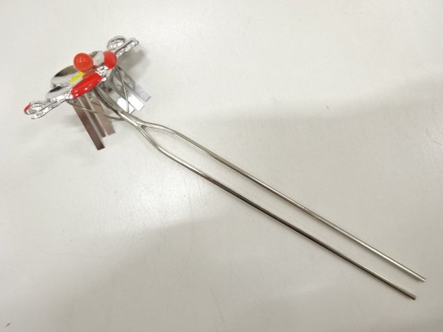 JAPANESE KIMONO / ANTIQUE HAIR ACCESSORY